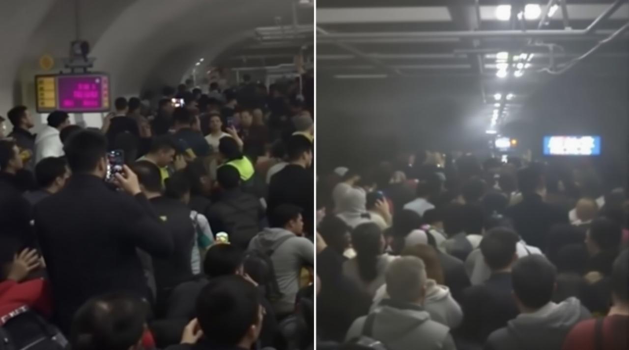 某城市地铁站突发大规模停电，数千名乘客被困车厢